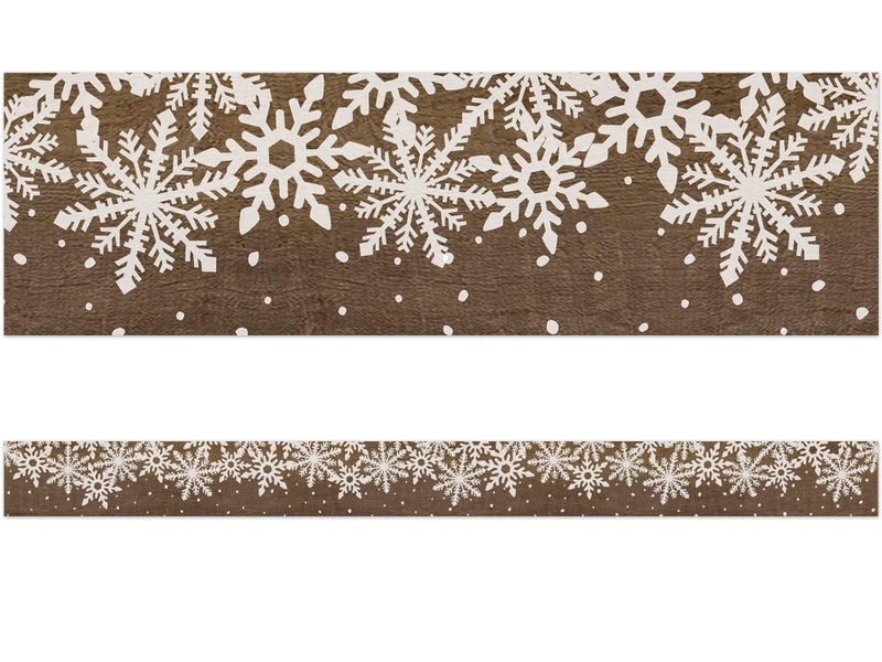 Teacher Created Resources Home Sweet Classroom Winter Straight Border Trim (TCR8723) - Image 1